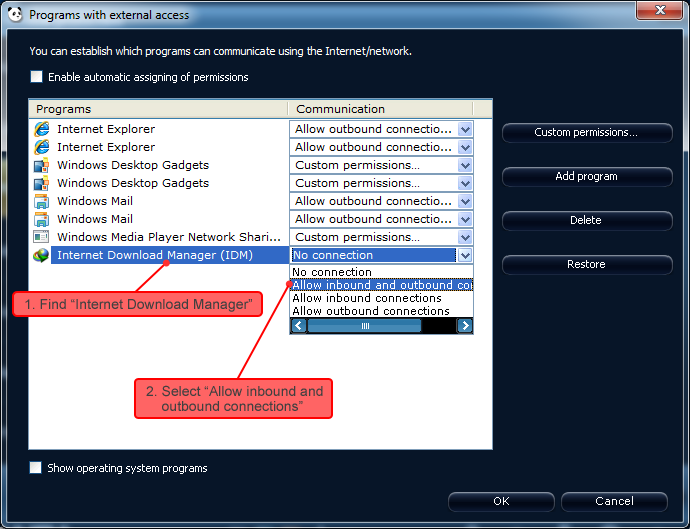 Panda Global Protection settings 3